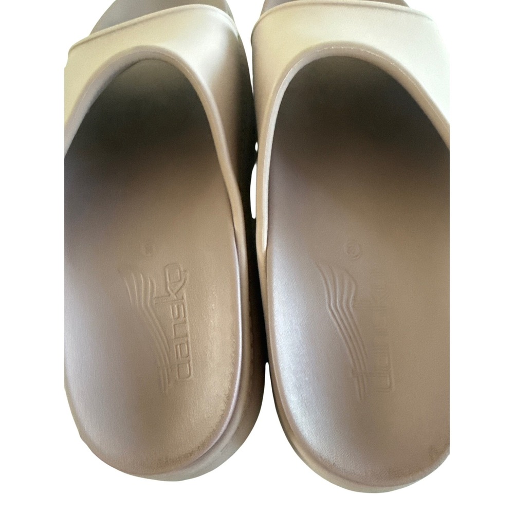 Dansko Devyn Mauve Blush Pink Platform Slide Recovery Sandals - Picture 11 of 12